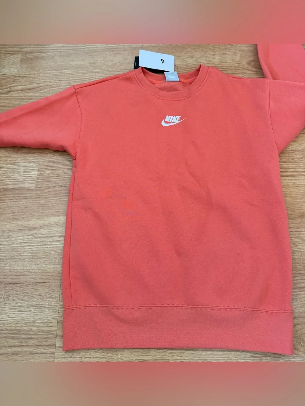Nike Girls L Coral Crewneck Pullover - NWT